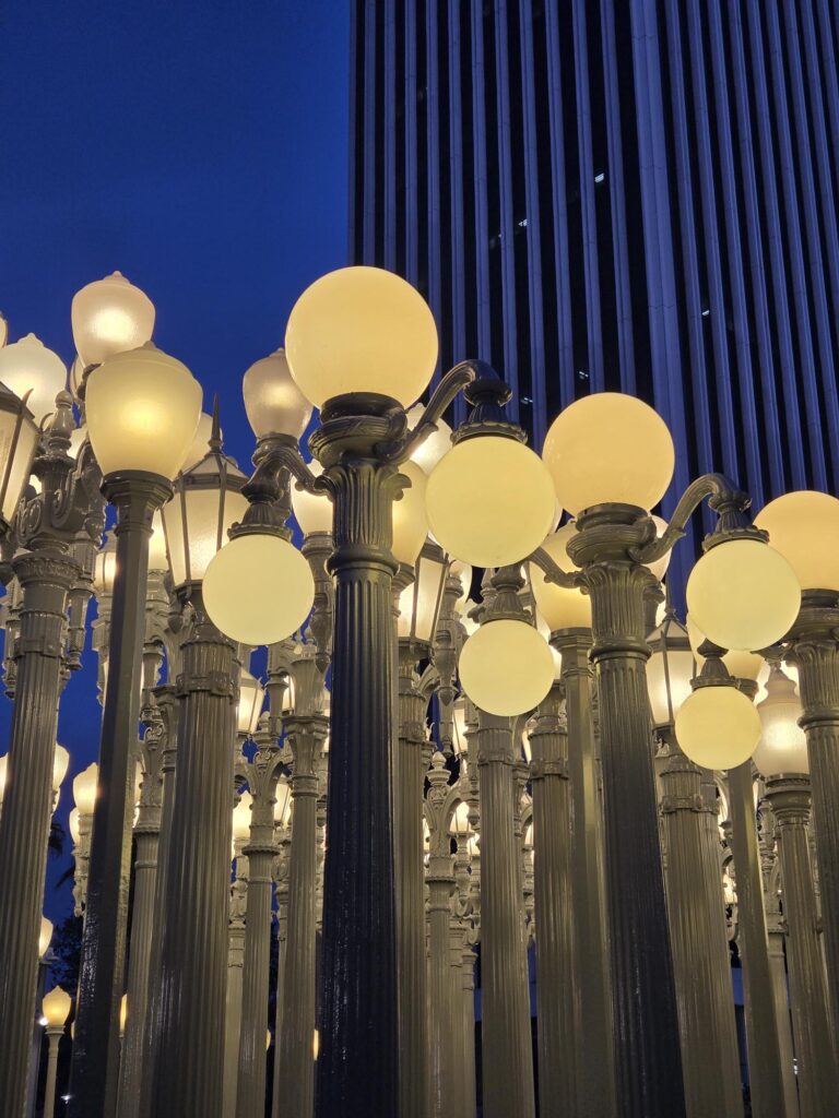 LACMA close up lights